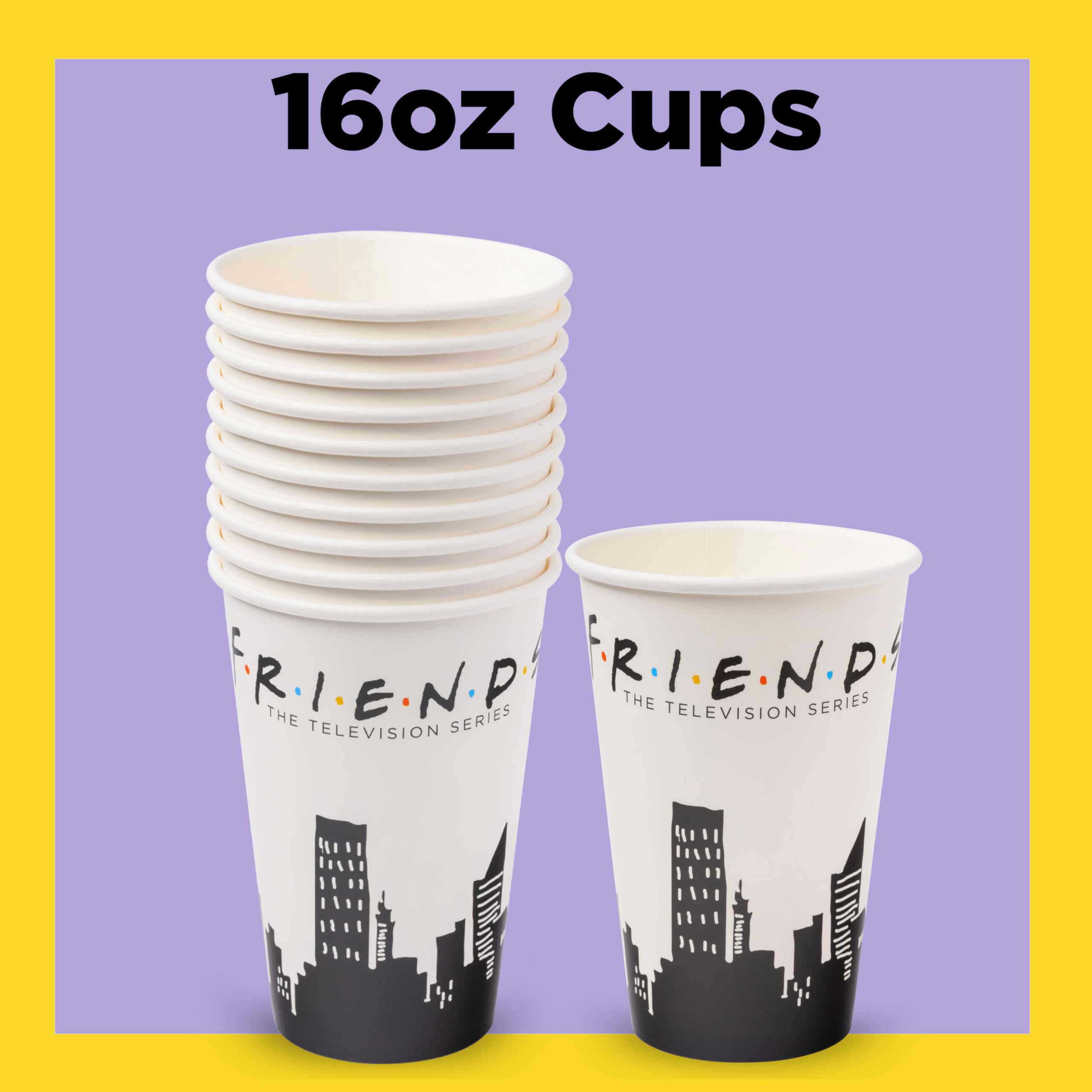 Silver Buffalo The Friends 60 cnt Party-Set aus Papier, 60-teilig, mehrfarbig