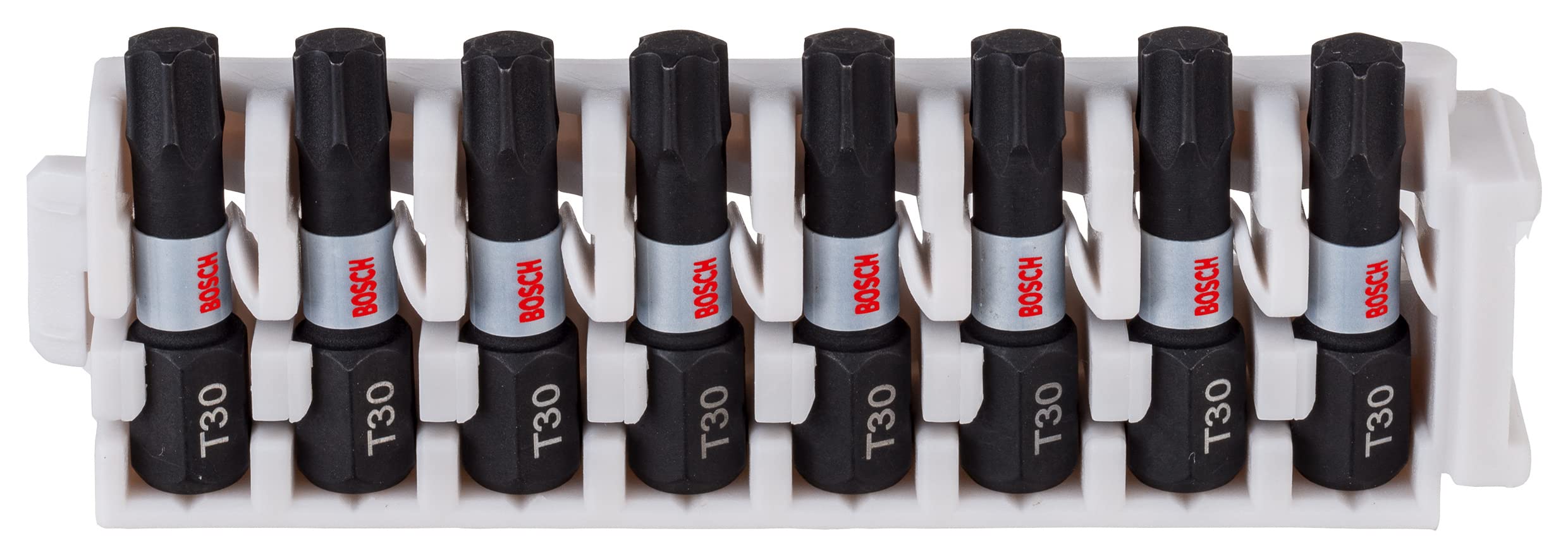 Bosch Professional 8pcs. Screwdriver Bit Set Torx (Impact Control, T30 Bits, Length 25mm, Pick and Click, Accessory Impact Drill) โ image 1
