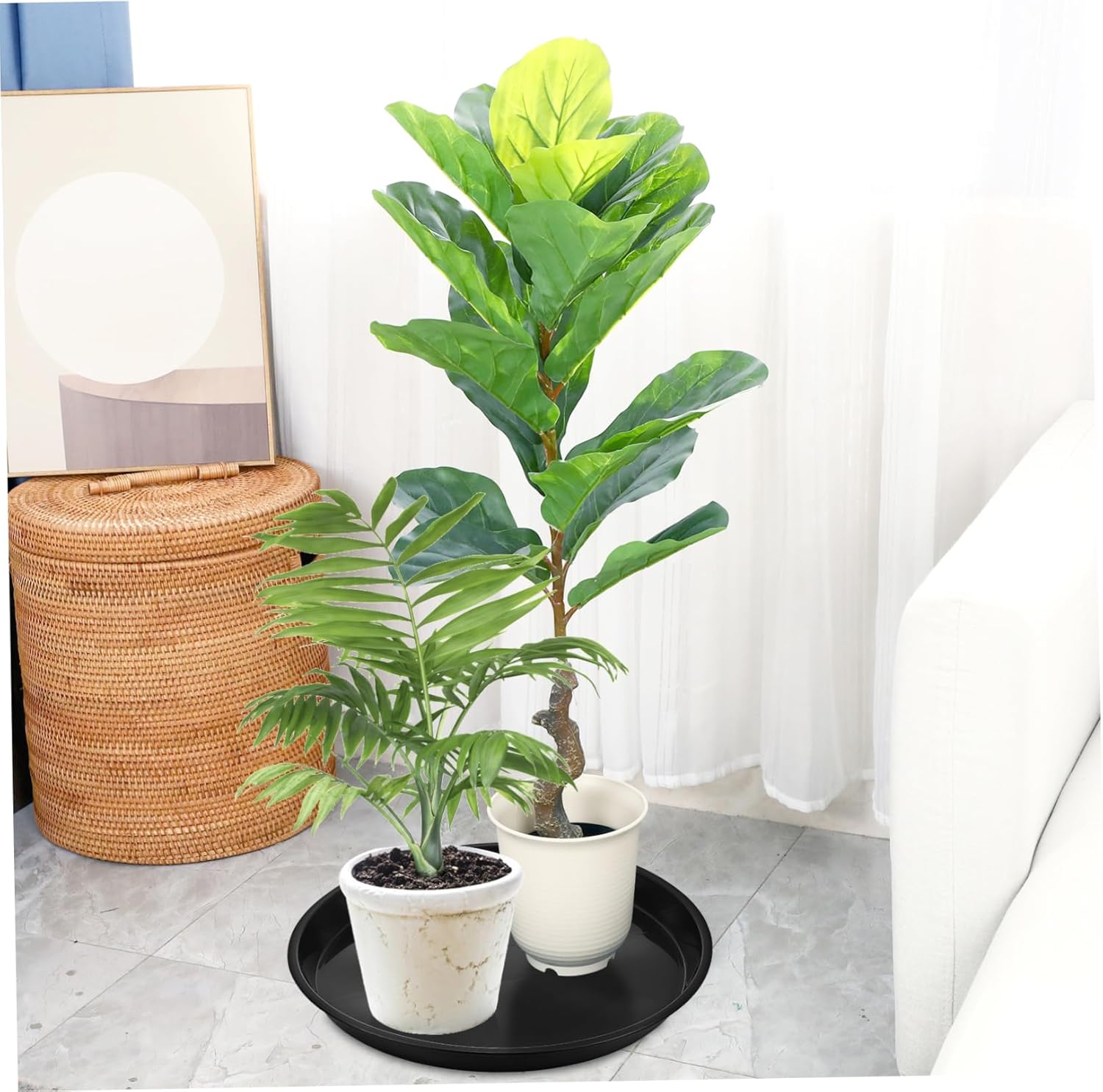 10Pcs Plant Pot Saucers Durable Drip Trays for Gardening for Flower Pots Sturdy Structure Water Catcher