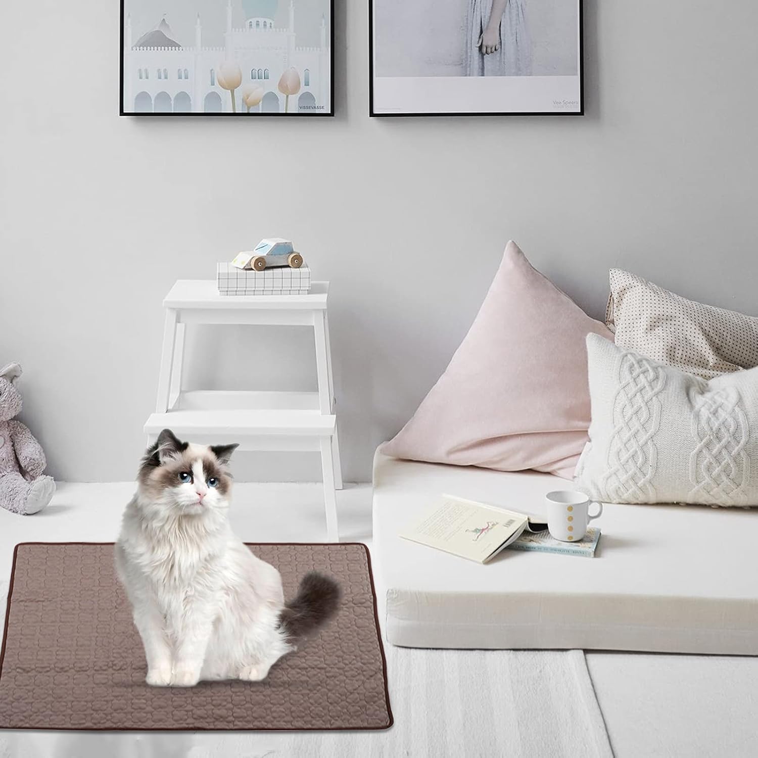 review Pet Mat Self Cooling Blanket Pet Cooling Mat Puppy Ice Silk Mat Cooling Mat for Dogs Puppy Cooling Mat Dogs Cooling Blanket Hot Weather Dog Mat Dog Cooling Mat Cloth Summer Pet Bed