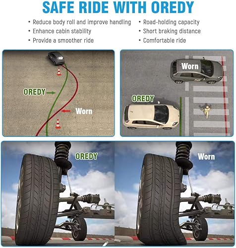 Miniatura 6 de OREDY Puntales delanteros con montaje de resorte helicoidal de repuesto para Volvo XC90 - 11485 11486 2003 - 2013