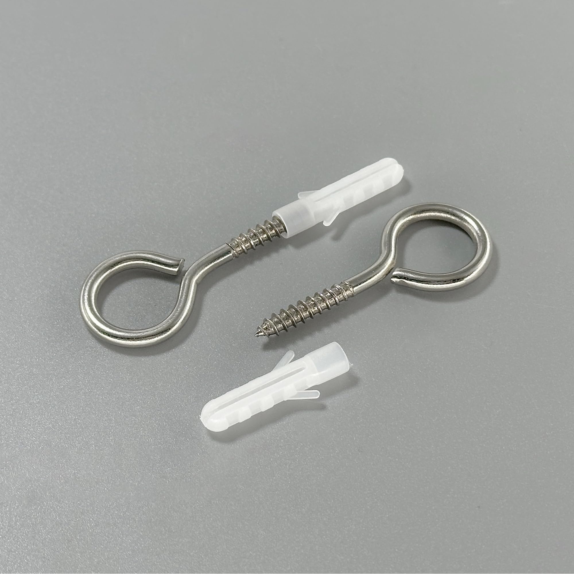 Vite Ad Occhiello Aperto In Acciaio Zincato Grigio / Argento L 40 X 4 Mm 8 Pezzi 36606780 - Foto 5