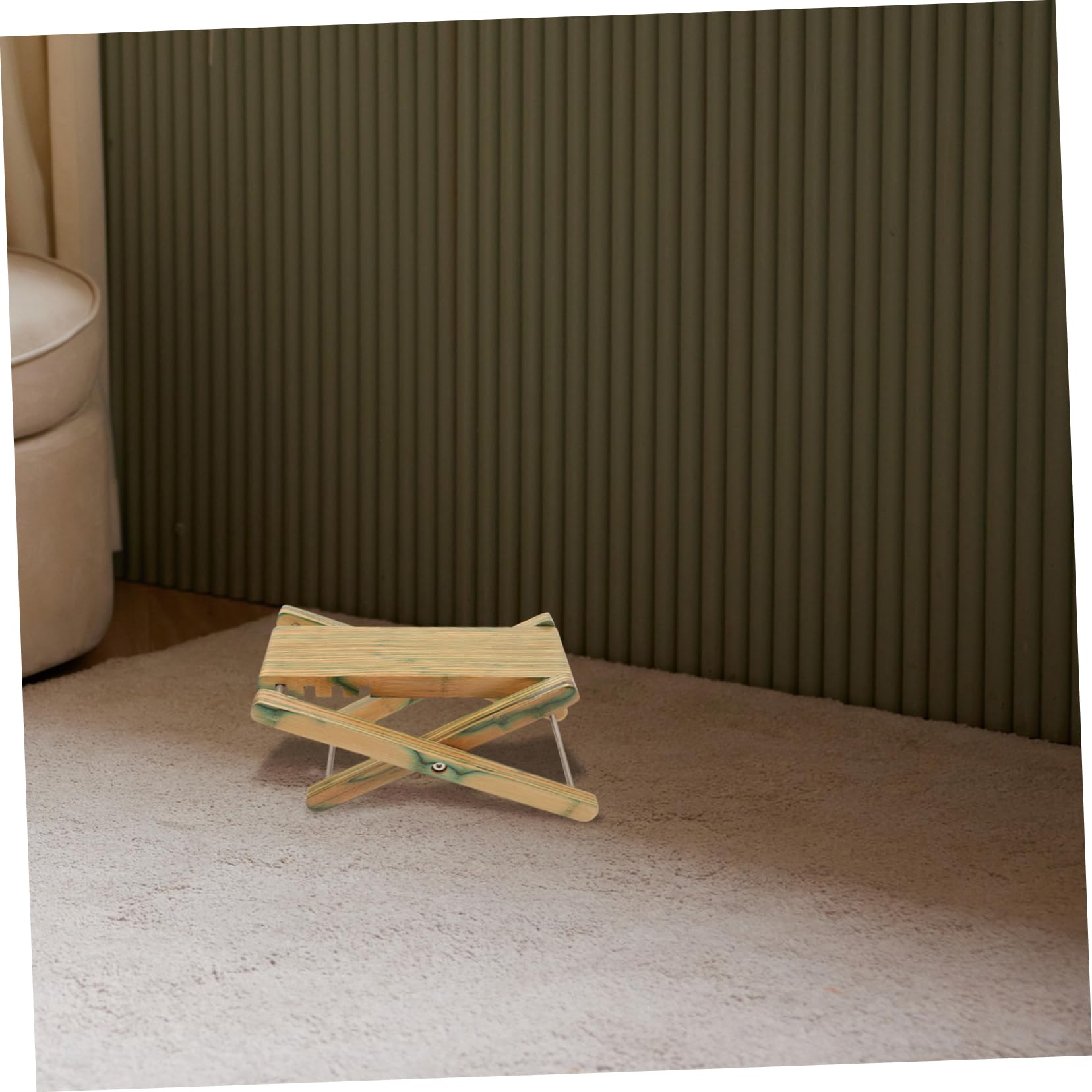 SOESFOUFU Adjustable Foot Stool for Guitar Pedicure Wood-Finished Foot Rest Stand for Acoustic Guitars Spa