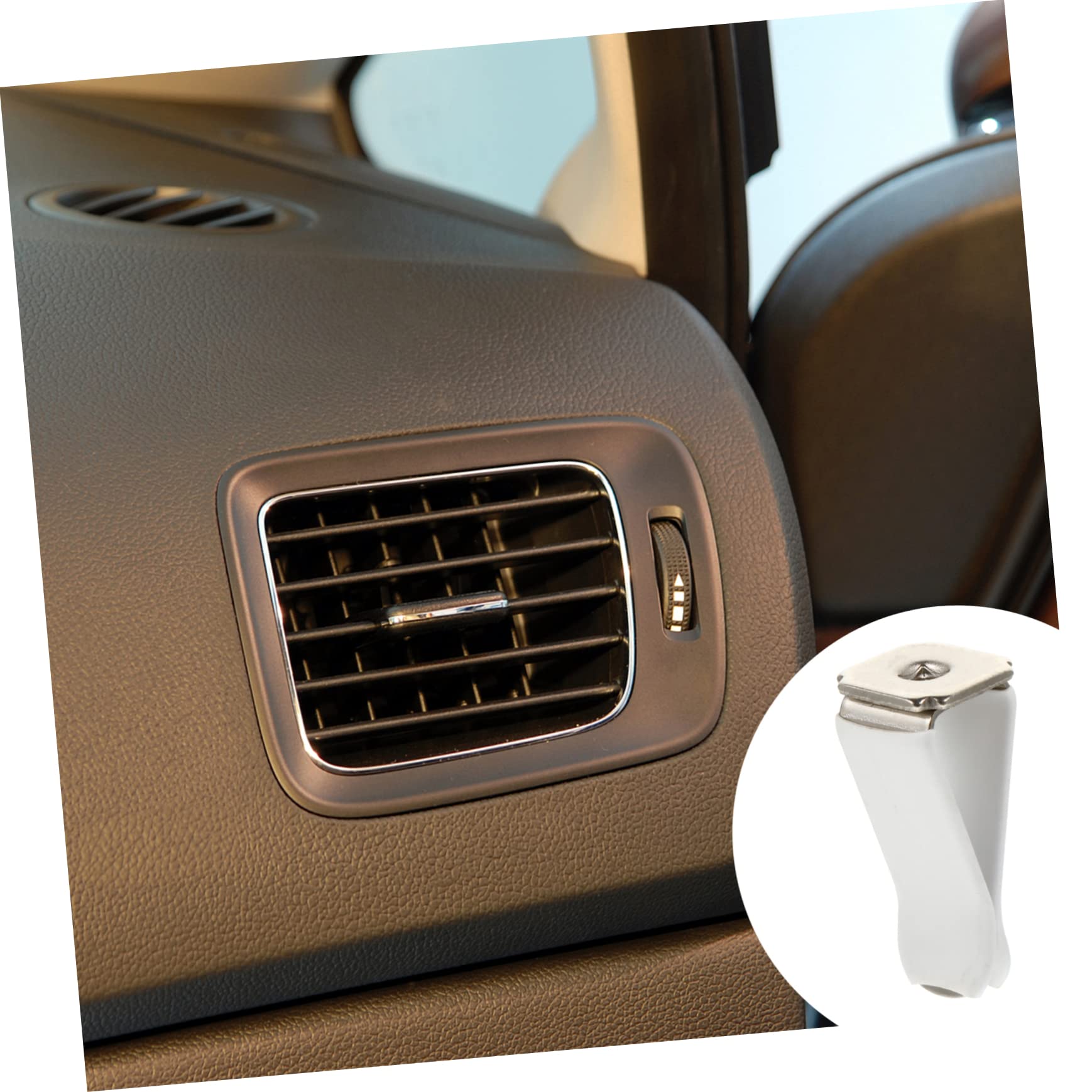 ULTECHNOVO 120stücke Teiliges Auto Aromatherapie Diffuser Clips Weiße Duftclips Für Auto-innenraum Aromatherapie Frischer Duft Für Reisen Und Alltag