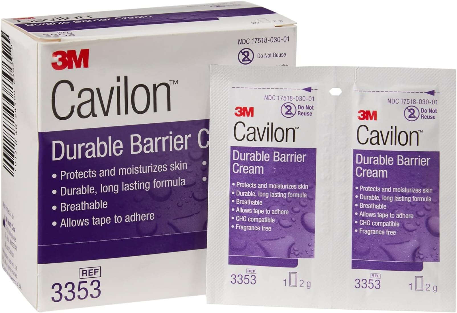 3353 Durable Barrier Cream Box of 20