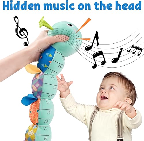 Miniatura 2 de Juguete musical de gusanito LIGHTDESIRE sonajero con cascabel timbre para preescolar