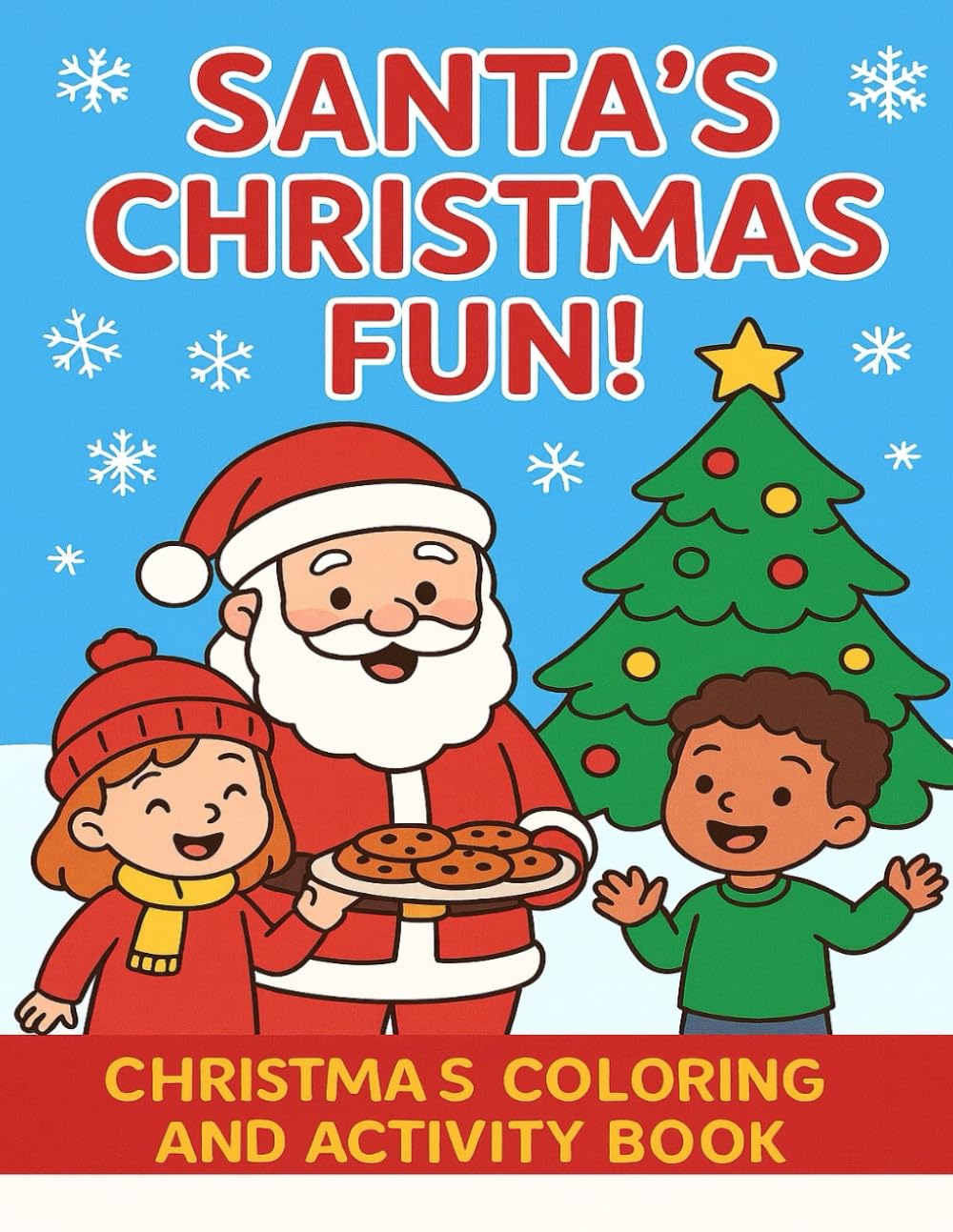 Santa’s Christmas Fun – Christmas Coloring Book