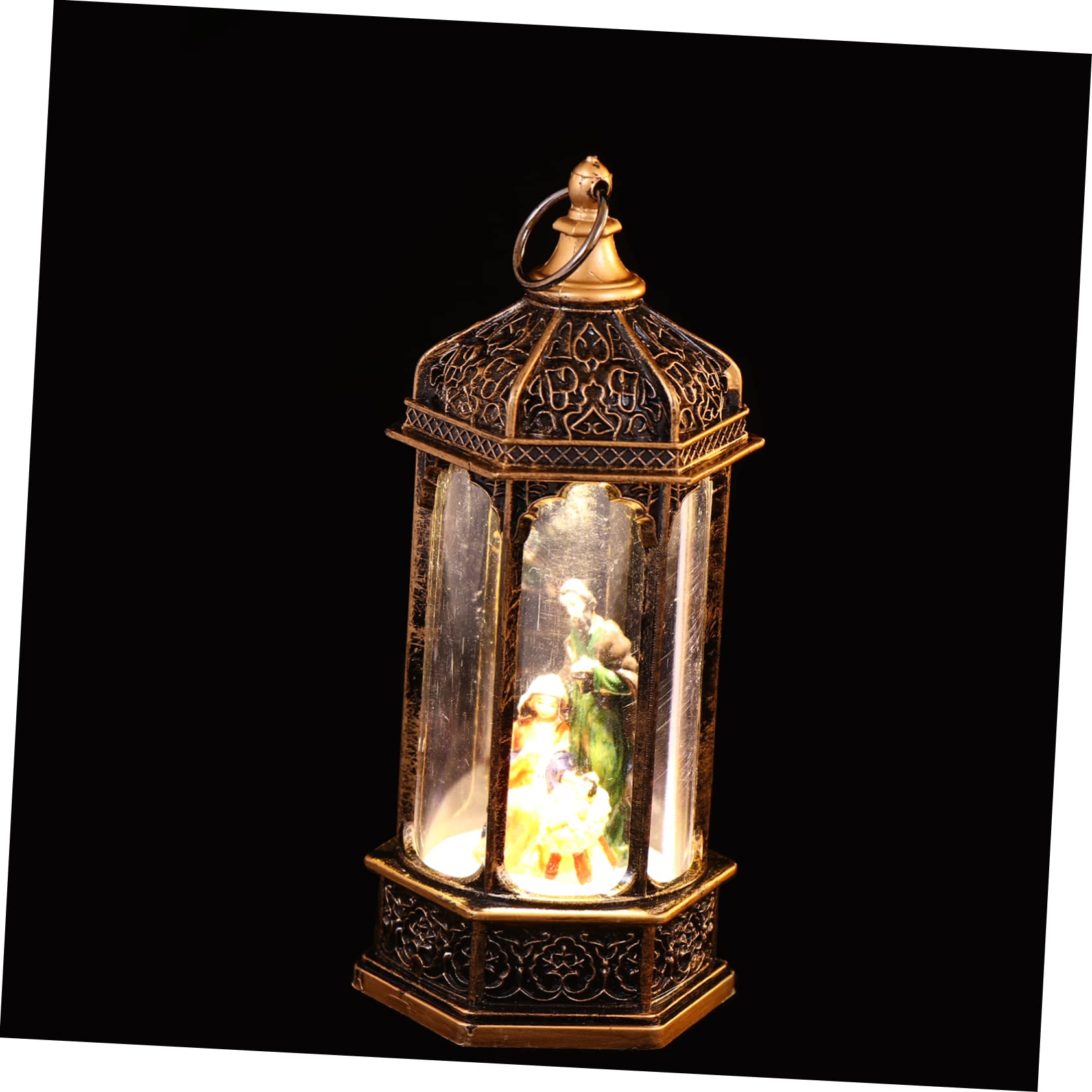 IWOWHERO Retro Christmas Light Decorative Table Lamp Xmas Home Decor Present Set Material Warm Atmosphere Multi-use