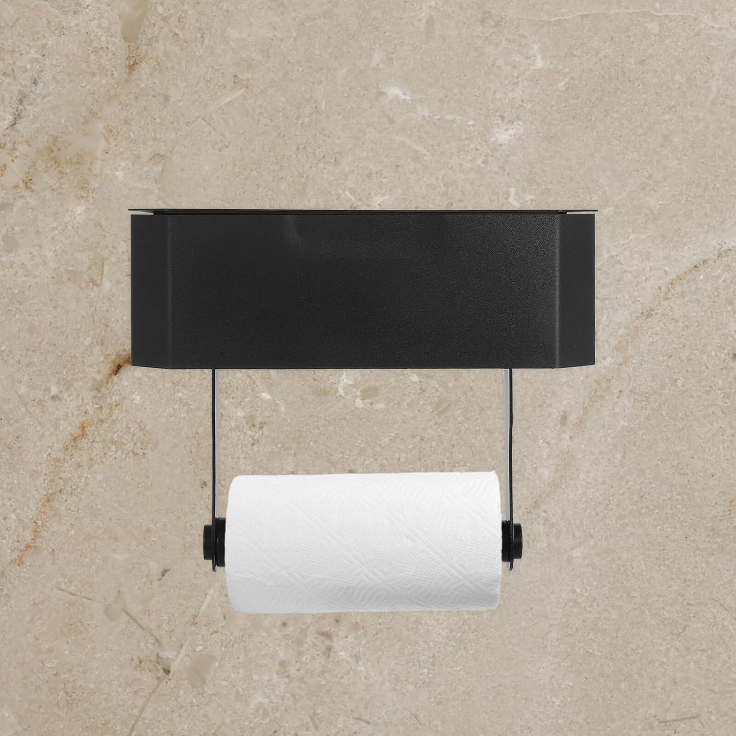 Stainless Steel Toilet Paper Holder with Wipes Storage Wall-Mounted Bathroom Wet Wipe Holder Space-Saving Tissue Dispenser for Toilet and Washroom