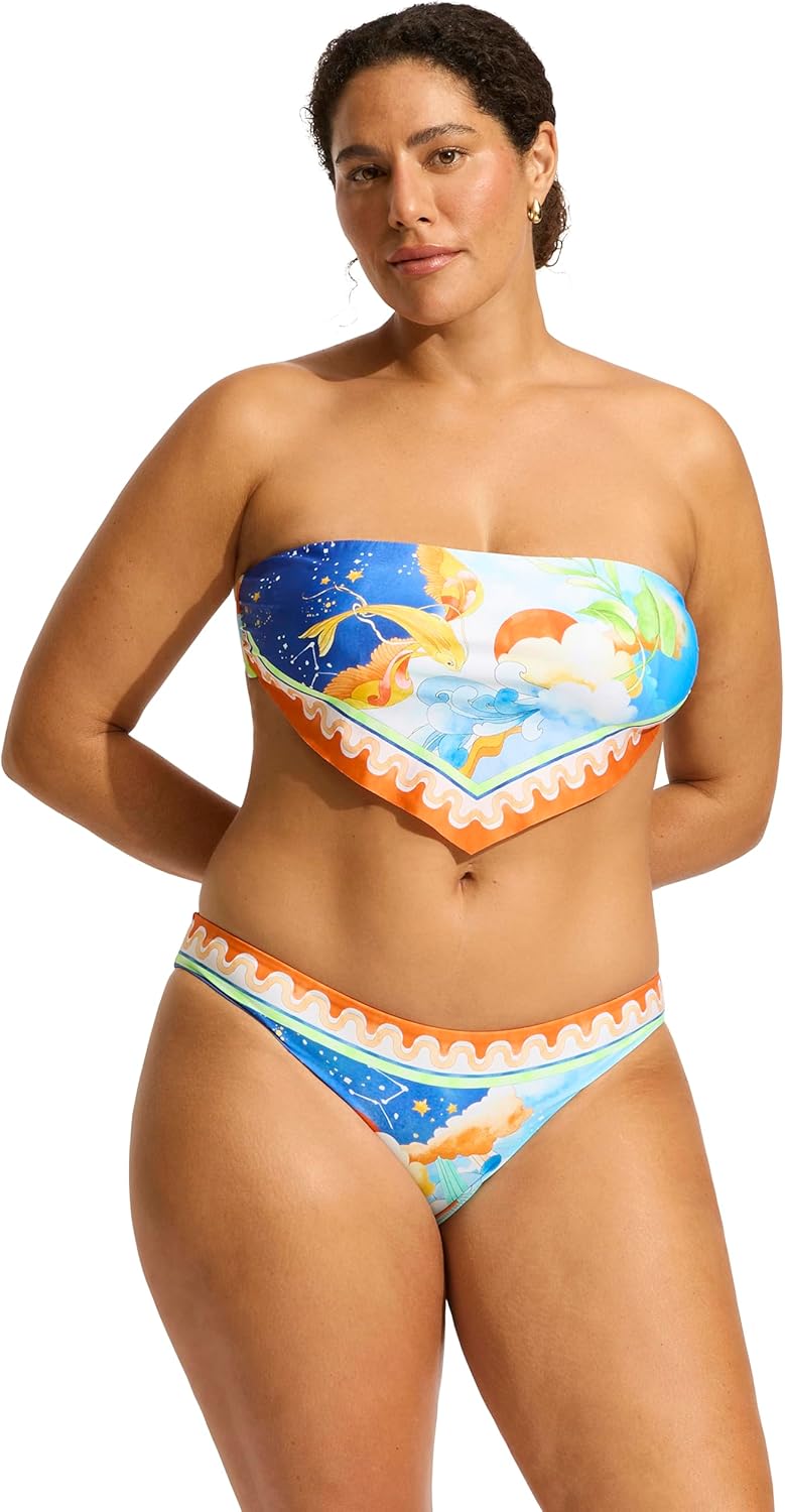 Seafolly Women's Standard Hipster Full Coverage Bikini Bottom Swimsuit - Image 5