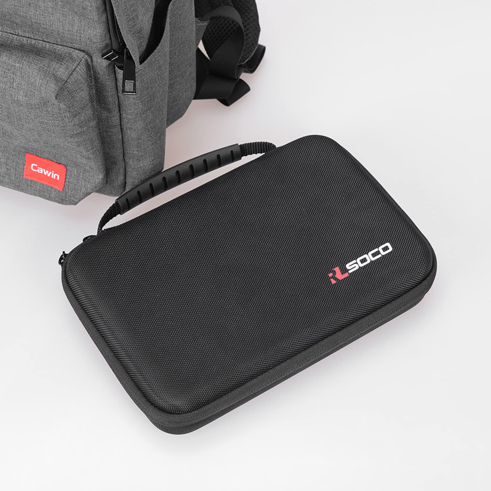 RLSOCO Étui de Transport pour ASUS/Verbatim/Hitachi-LG/HP/LG GP57EB40 Lecteur Externe de CD/DVD avec Chargeur et Plus (Convient aux lecteurs jusqu'à 17cm x 15cm x 3.5cm)