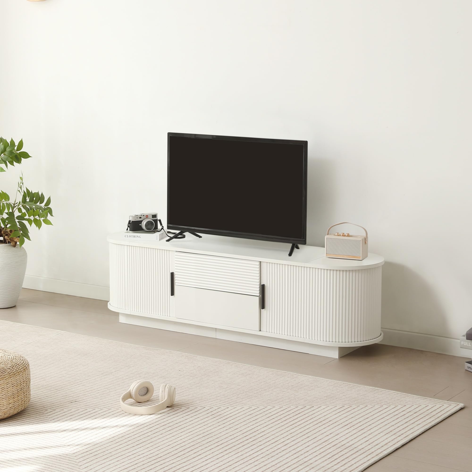 Amazon｜北欧デザイン テレビボード 幅120/150/180cm ロータイプ 収納