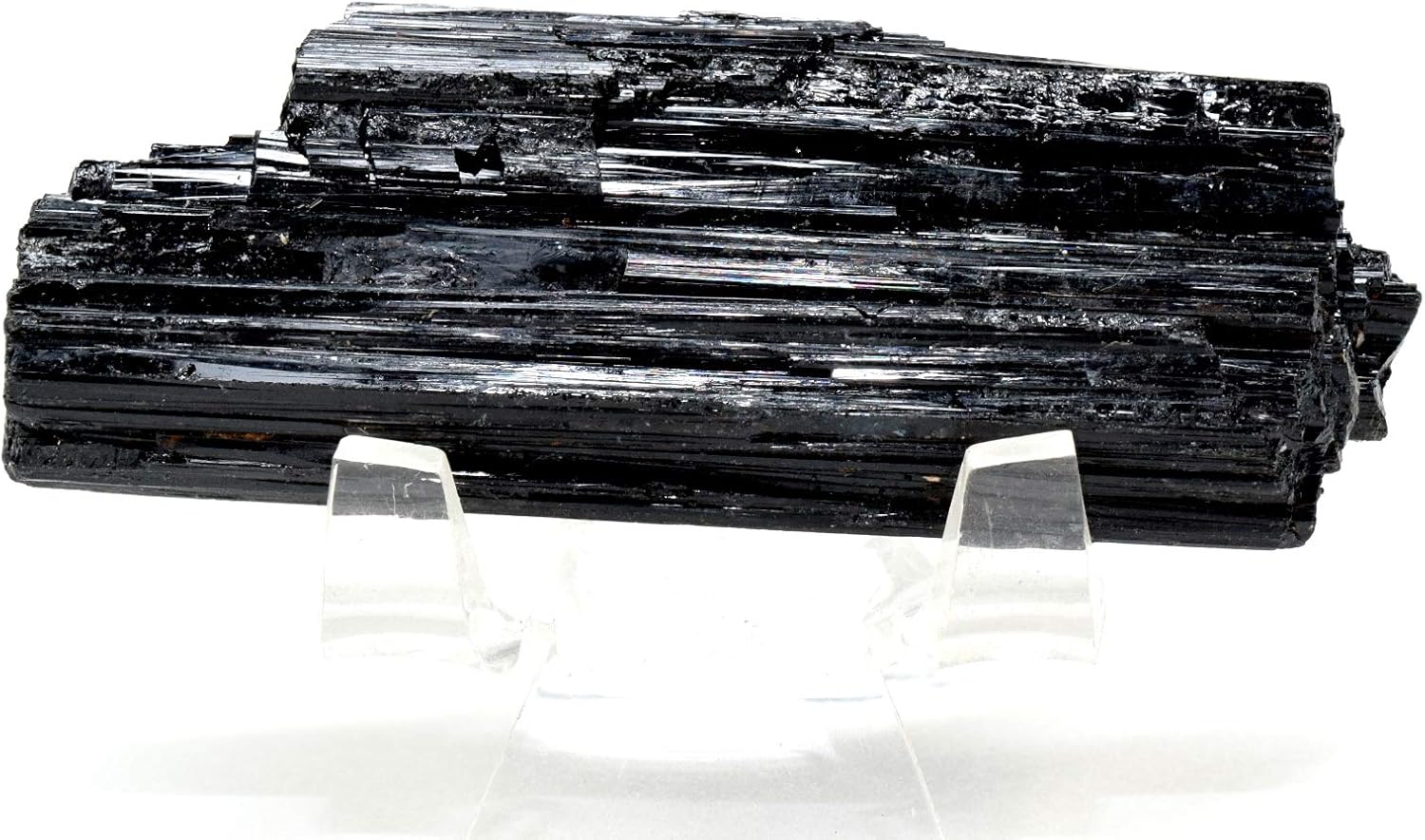 Especimen de Turmalina Negra Natural 3" 75g - Cristal Columnar