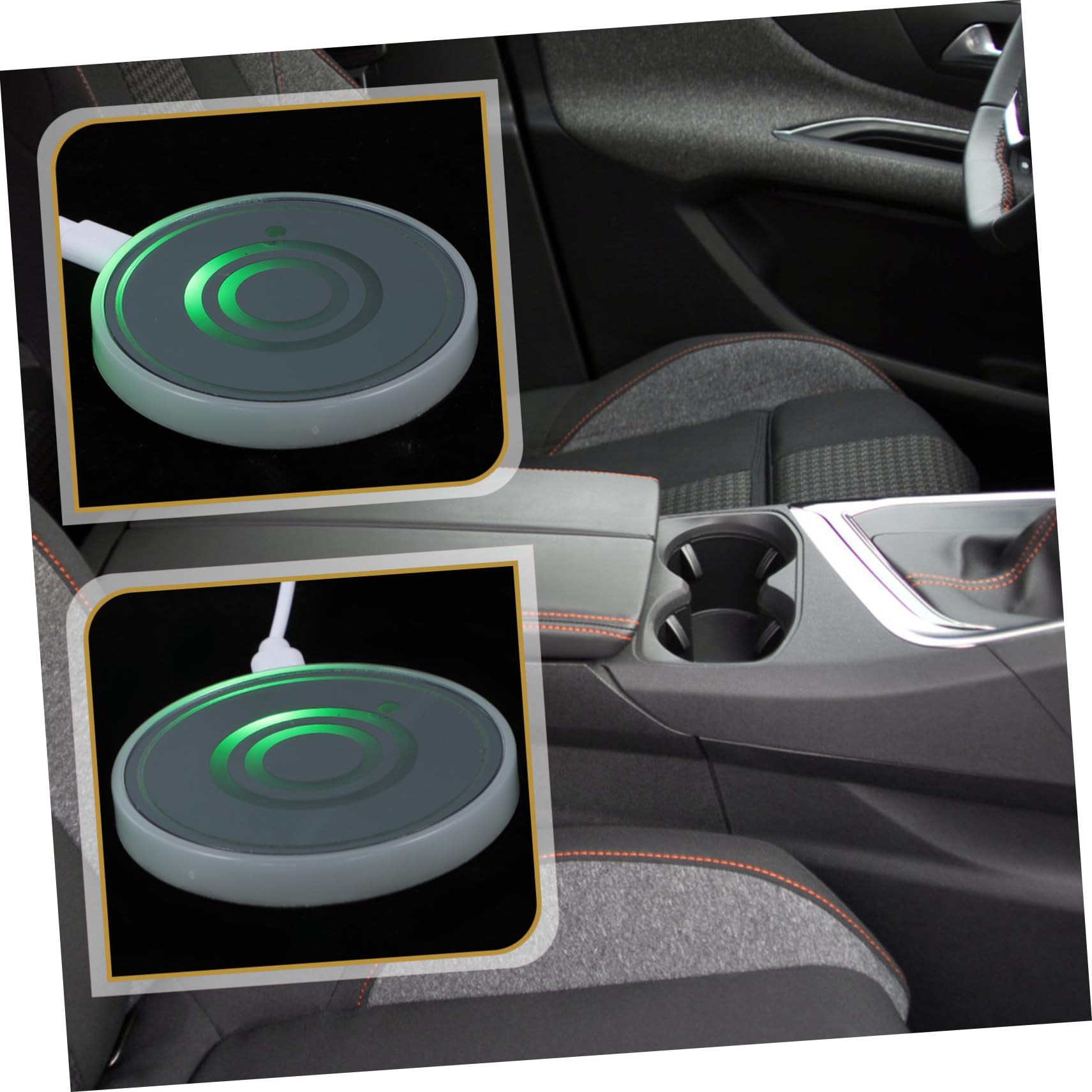UKCOCO 6piezas Mini Luz Led USB para Coches Atmosfera Luminosa y Multifuncional Accesorios De Decoración Interior para Vehículos