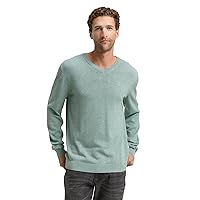 TOM TAILOR Maglione da Uomo, 28732 – Dark Smoke Green Melange
