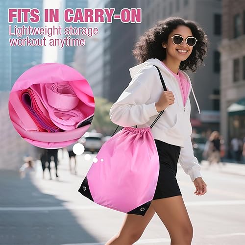 Miniatura 7 de ASIEIT Home Pilates Kit for Women, Pilates Equipment with 5 Resistance Bands, 14'' Magic Circle, Pilates Ball and Ring Set, Pilates Essentials Kit