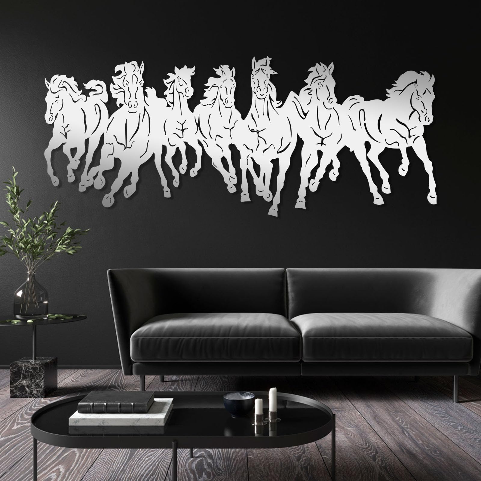 クリスタル　Running Horse kensington-hill-horses-running