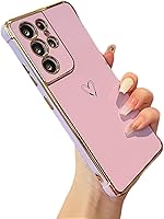 Vista 50 de ZTOFERA Funda diseñada para Google Pixel 7a, bonito diseño de corazones de amor con borde chapado y protección de lente de cámara, para Google Pixel