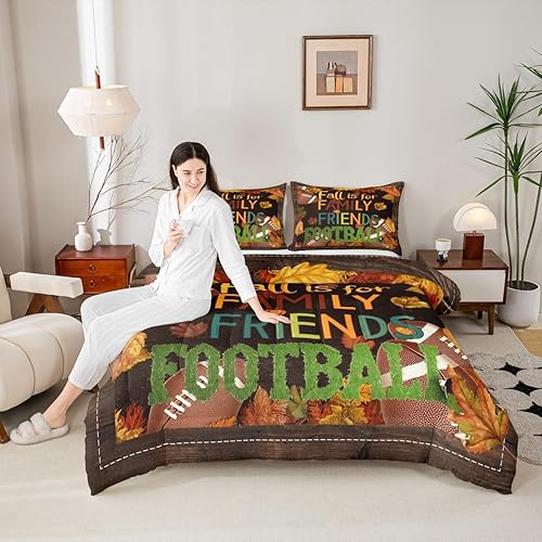 Miniatura 188 de Castle Fairy Juego de ropa de cama de béisbol, tamaño matrimonial, juego de edredón de 3 piezas para niños, niños, adolescentes, decoración