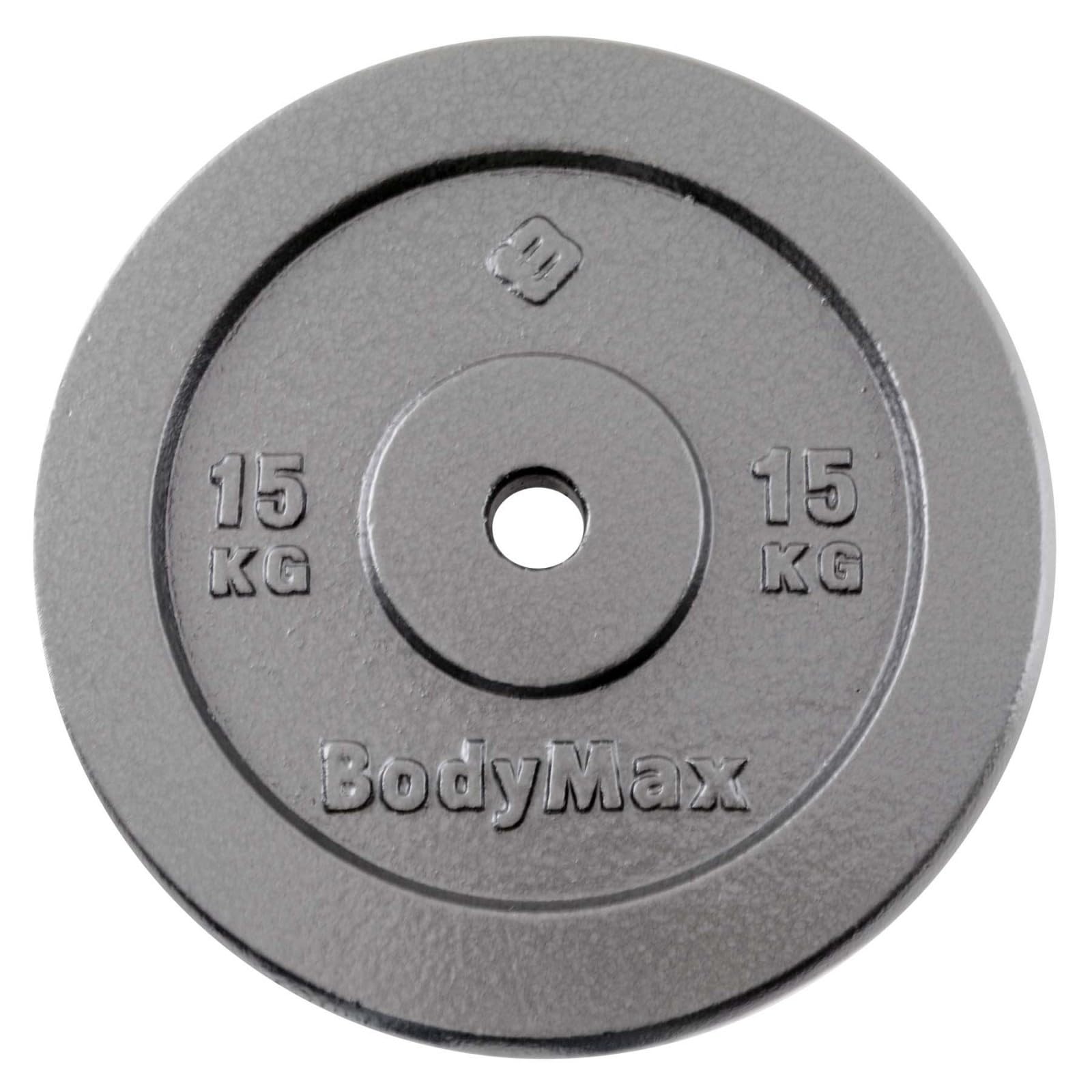 BodyMax Cast Iron 1" Standard Weight Plates – Durable Cast Iron with 1" Hole – Ideal for Home Gyms & Standard (1") Barbells – Sold Individually - 1.25kg - 25kg (2.5, Kilograms)