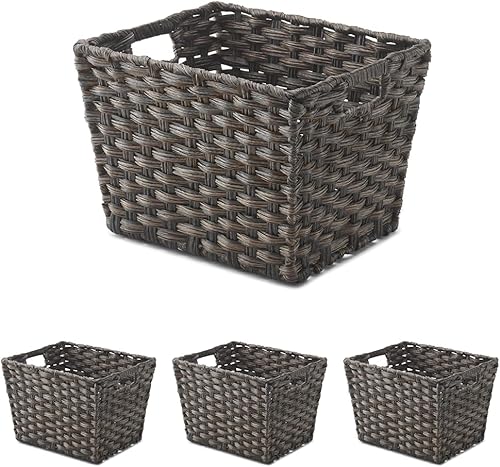 Miniatura 7 de Whitmor Bolso pequeño Split Rattique Gray Wash