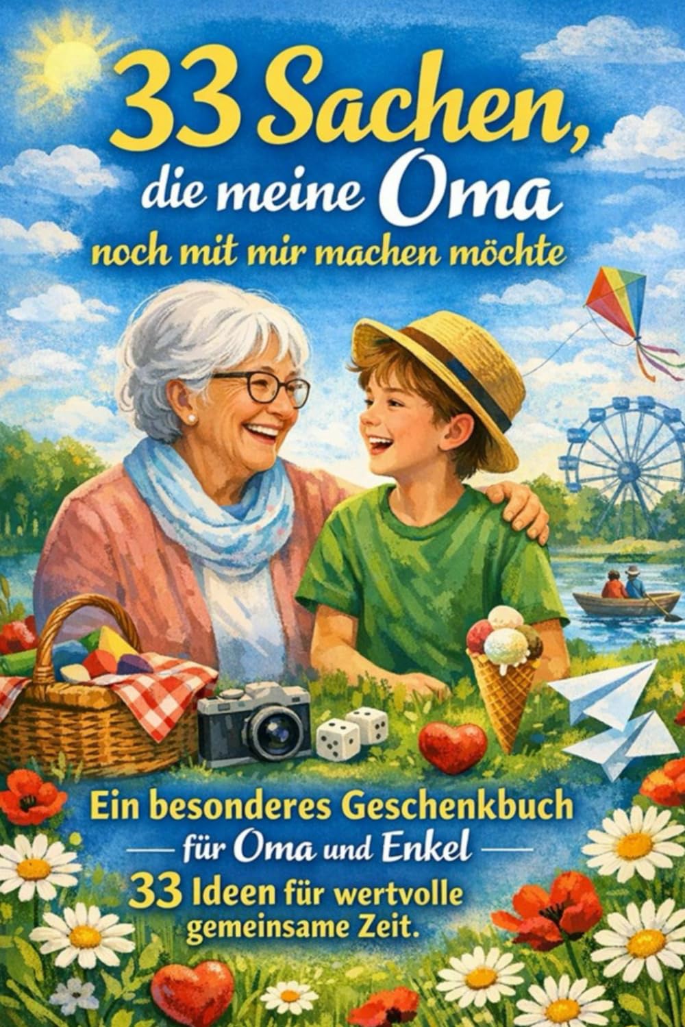 33 Sachen, die meine Oma noch mit mir machen möchte: Ein besonderes Geschenkbuch für Oma und Enkel – 33 Ideen für wertvolle gemeinsame Zeit (Herzenszeit – Die Großeltern-Enkel Erlebnisreihe)