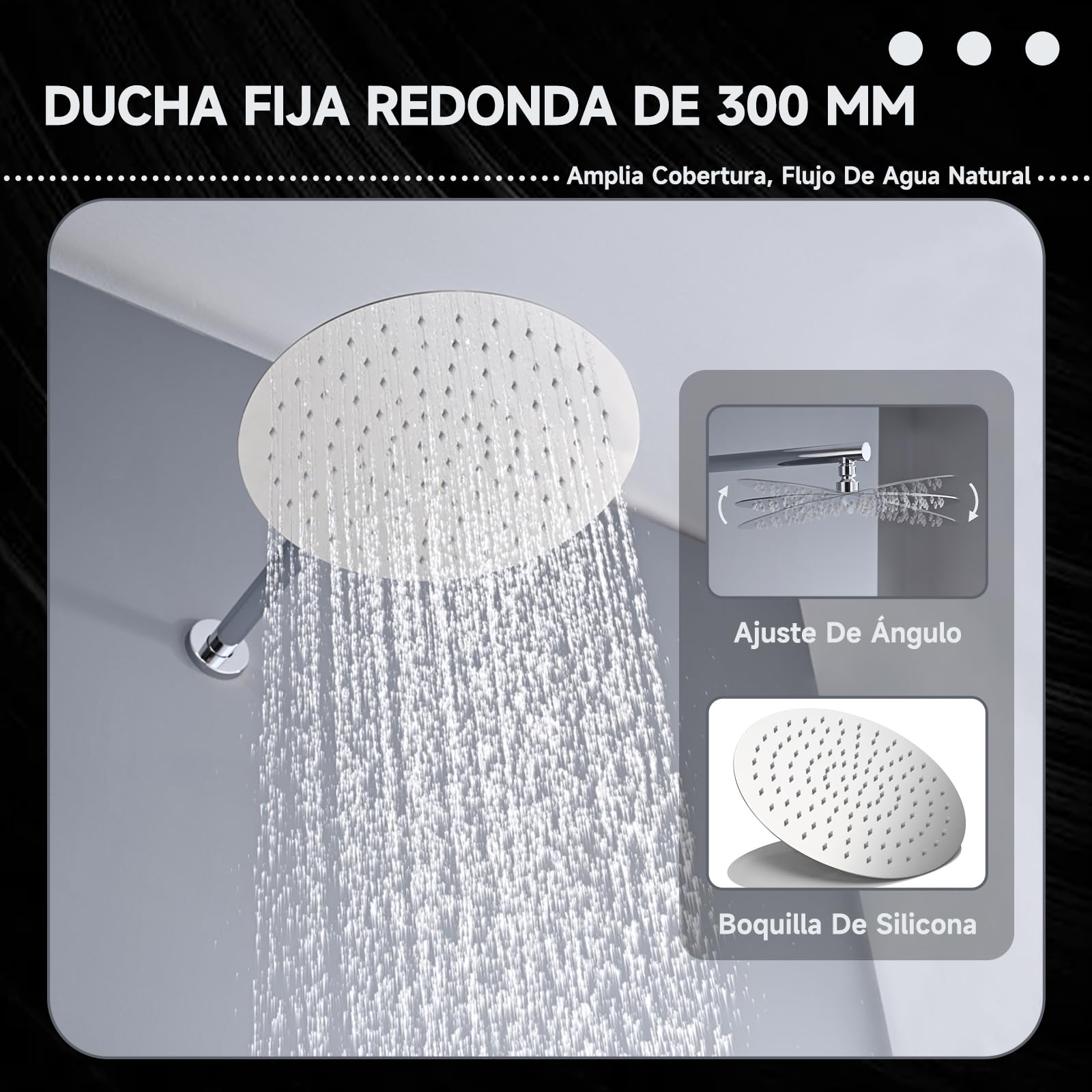 Columna Ducha, Sistema de Ducha Oculta Cromo Completo Baño Juego