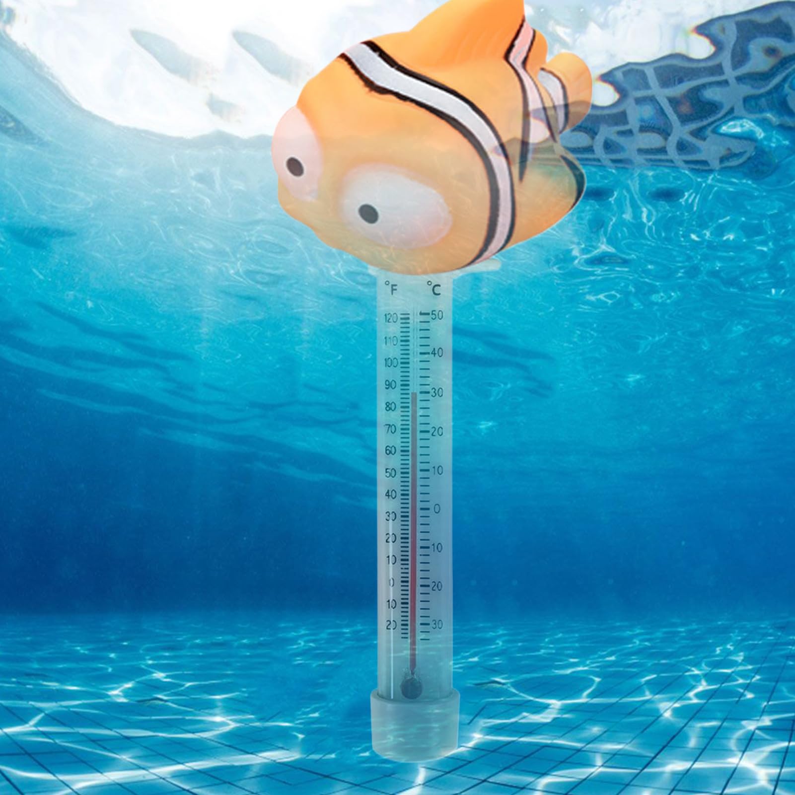 Termometro per Piscina,Sensore Temperatura Bagnetto | Accessori Precisi per Vasca Idromassaggio Spa Doccia Laghetto e Acquario