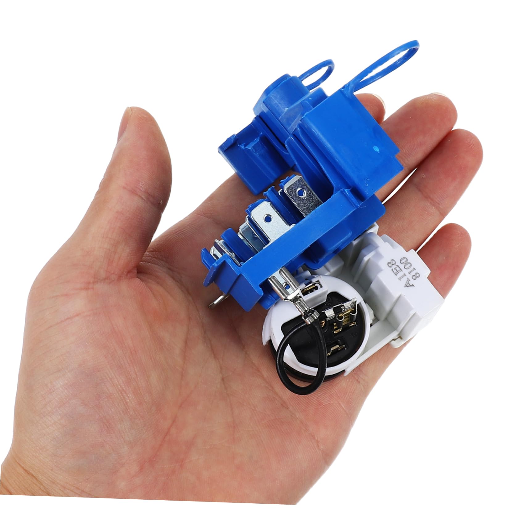 Relè Compressore Frigorifero Stabilità Garantita e Protezione da Sovraccarico Facile Installazione Kit Materiale Plastico e Ferro per Manutenzione Frigorifero