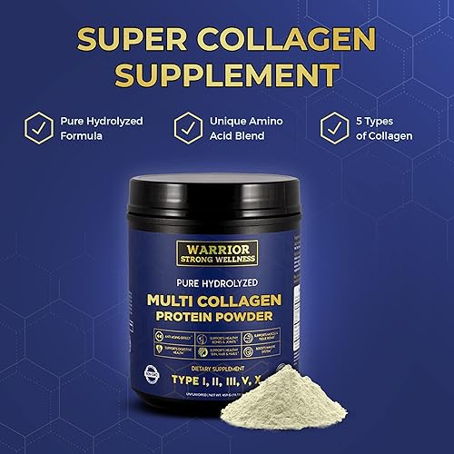 Miniatura 4 de Polvo de proteína multicolágeno hidrolizado puro, polvo de colágeno, proteína en polvo, mejora la energía, soporte para la piel, soporte para las