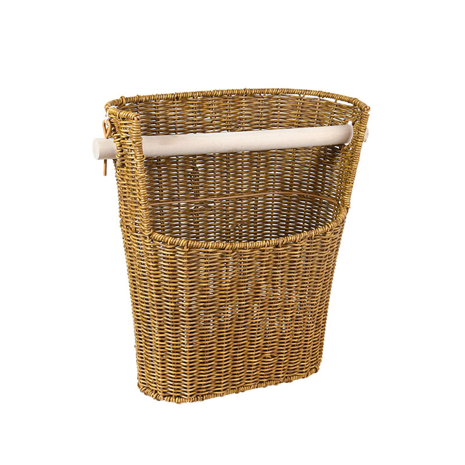 Woven Paper Towel Basket for Kitchen Counter or Bathroom Shelf Strong Fibers Waterproof Tissue Stand