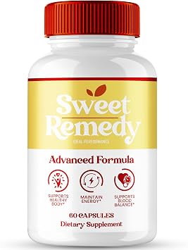 Sweet Remedy Blood Support Capsules, Official SweetRemedy Supplement Pills - Maximum Strength, All Natural Healthy Circulation & Stable Levels, Advanced Sweet Remedy Support Reviews 60 Capsules