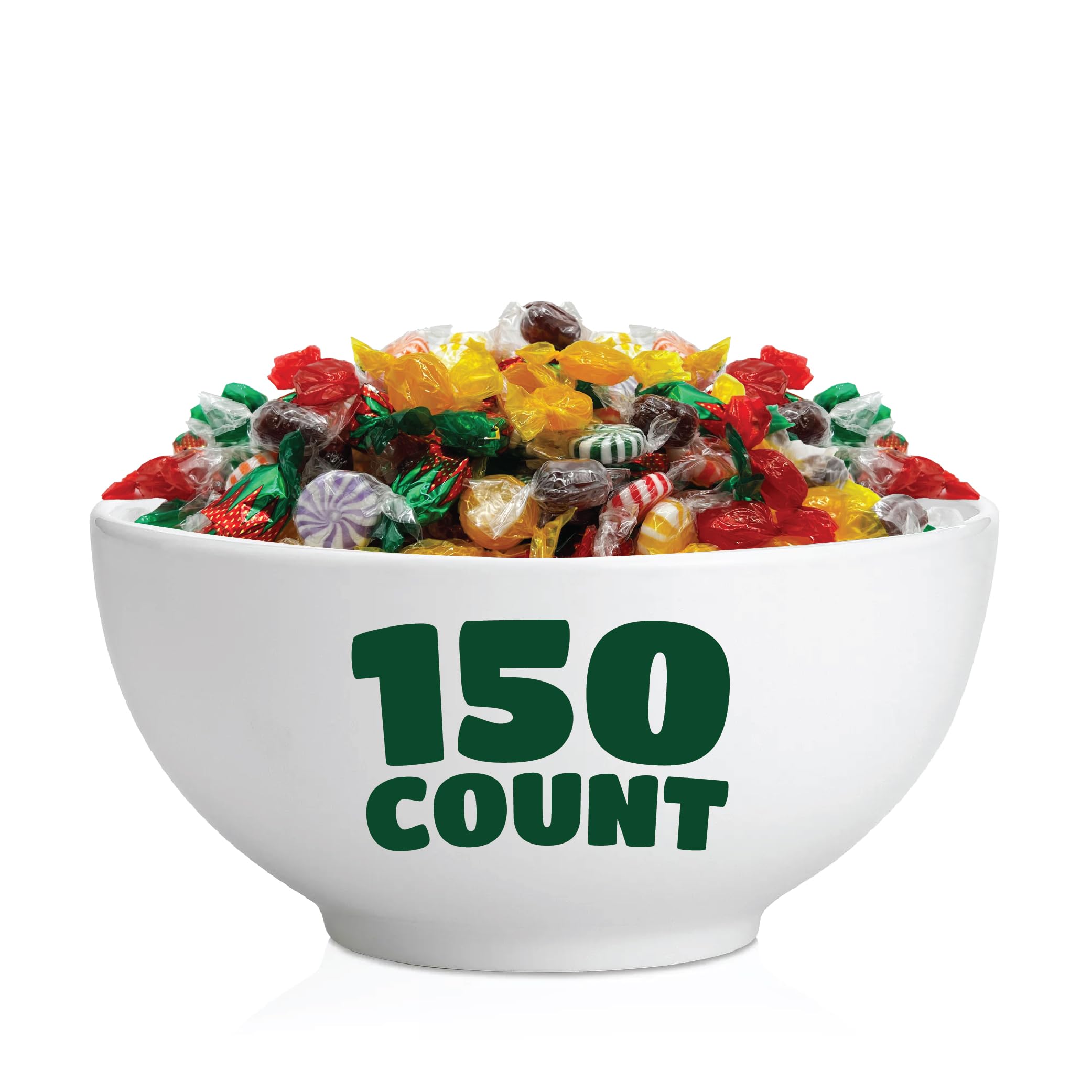 Hostess Old-Fashioned Hard Candy Assortment - 2 Pound Bulk Pack (About 150 Count) - Strawberry Bon Bons, Butterscotch, Cinnamon, Root Beer, Fruit Pinwheels