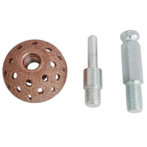 Miniatura 3 de Longdex Rueda amortiguadora de neumáticos de 1.496 in Reparación de neumáticos Cabeza de molienda Rueda de pulido de grano grueso con herramienta