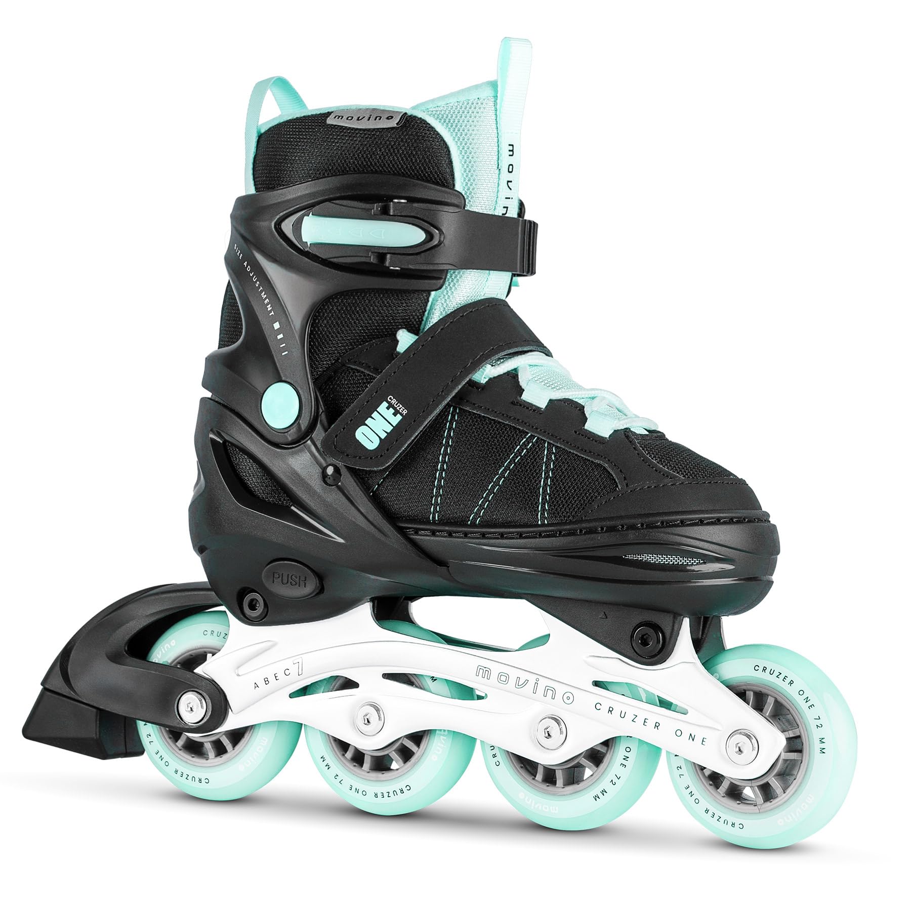 Movino Cruzer One | Rulli regolabili | Triplo sistema di fissaggio | Sistema di ventilazione | ABEC-9