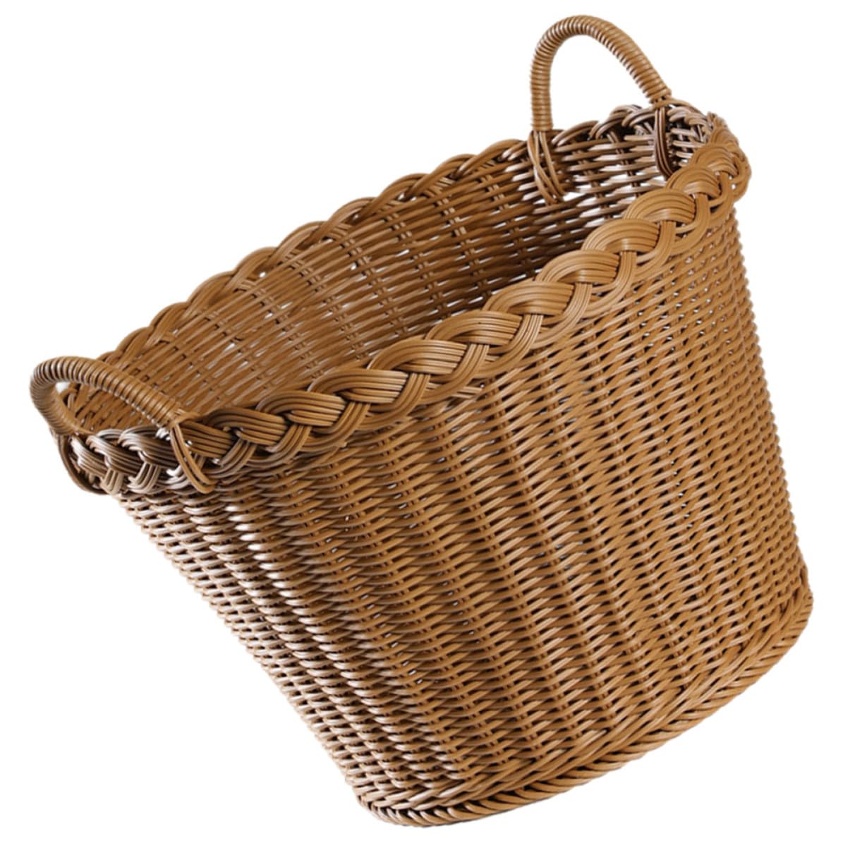 Panier à linge en rotin plastique style japonisant simple haut de gamme