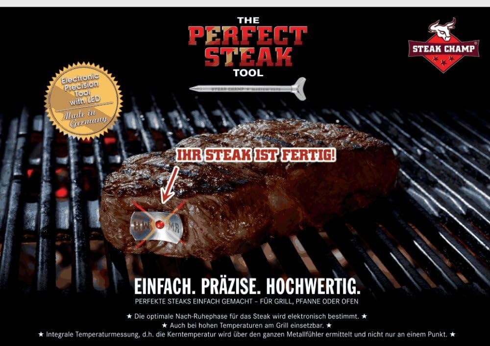 Steak Champ the Perfect Steak Tool Single Pack Well Done