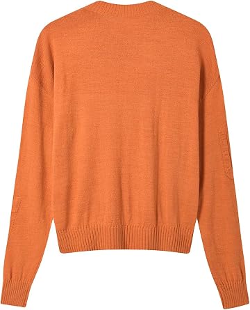 Women's Long Sleeve Cozy Knit Sweater Casual Loose Pullover Jumper Tops