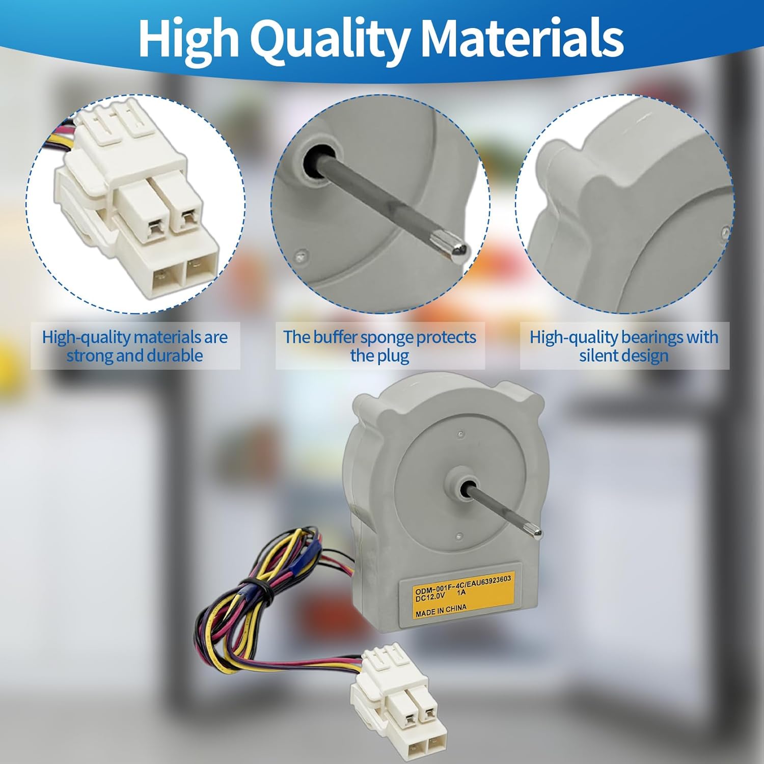 LFXS26973S LFXS26596S LMXS28626S Evaporator Fan Motor Fit for LG LFXS26973D LMXS28596S LFXS28596S LMXS28626D LFCC22426S LFCS27596S LMXS28596D LFXS28968S LFXC22526S LFCC23596S