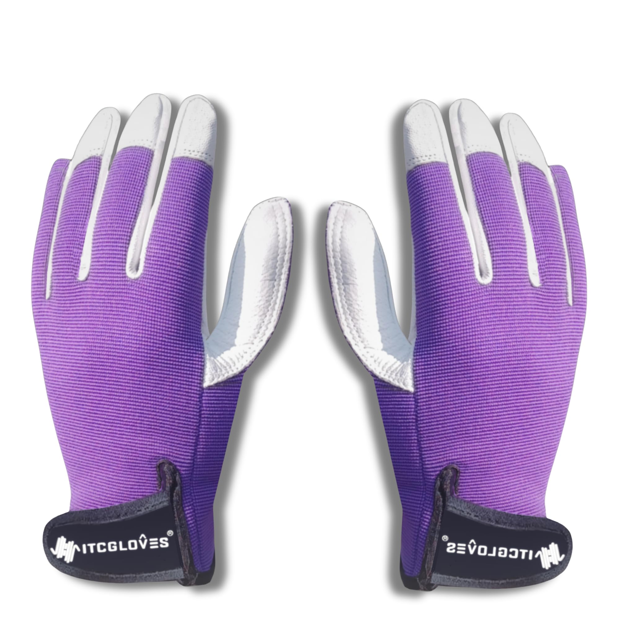 ITC Gloves Gardening Gloves with Strap for Women & Men - Thorn Resistant Garden Gloves, Breathable Grip, Reinforced Palm & Fingertips, Purple - Ideal Gardening Gift