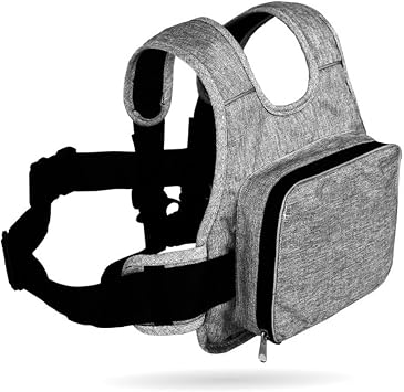Safe Rider Travel Vest, Adjustable & Comfort Child Harness with Reflective Strip, Storable & Foldable Motorcycle Harness for Kids Motorcycle for Kids