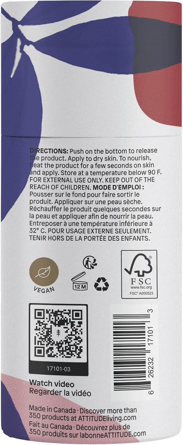 ATTITUDE Body Butter, Natural Origin, Deeply Nourishes & Retains Moisture, Shea & Cocoa Butters, EWG Verified, All skin types - Image 4