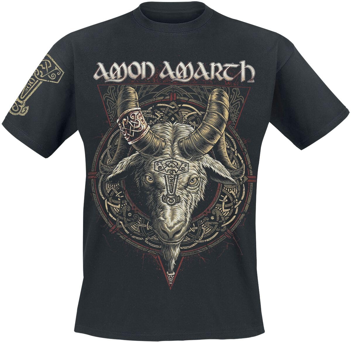 T-shirt Amon Amarth Heidrun coupe regular coton confortable - 4