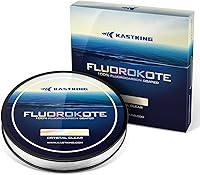 Vista 9 de KastKing Fluorokote 100% línea de pesca recubierta de fluorocarbono, líder de fluorocarbono, claridad extrema, hundimiento rápido, resistente a