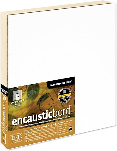 Miniatura 58 de Ampersand Art Supply Panel de pintura de madera: Serie Museo Encausticbord, cuna de 2 pulgadas, 8 "x 8