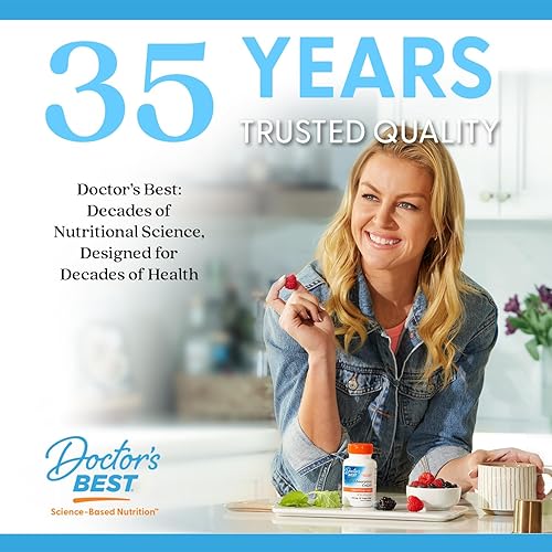 Miniatura 6 de Doctors Best MSM con OptiMSM soporte articular sistema inmunológico función antioxidante y de construcción de proteínas sin OMG sin gluten 1000 mg