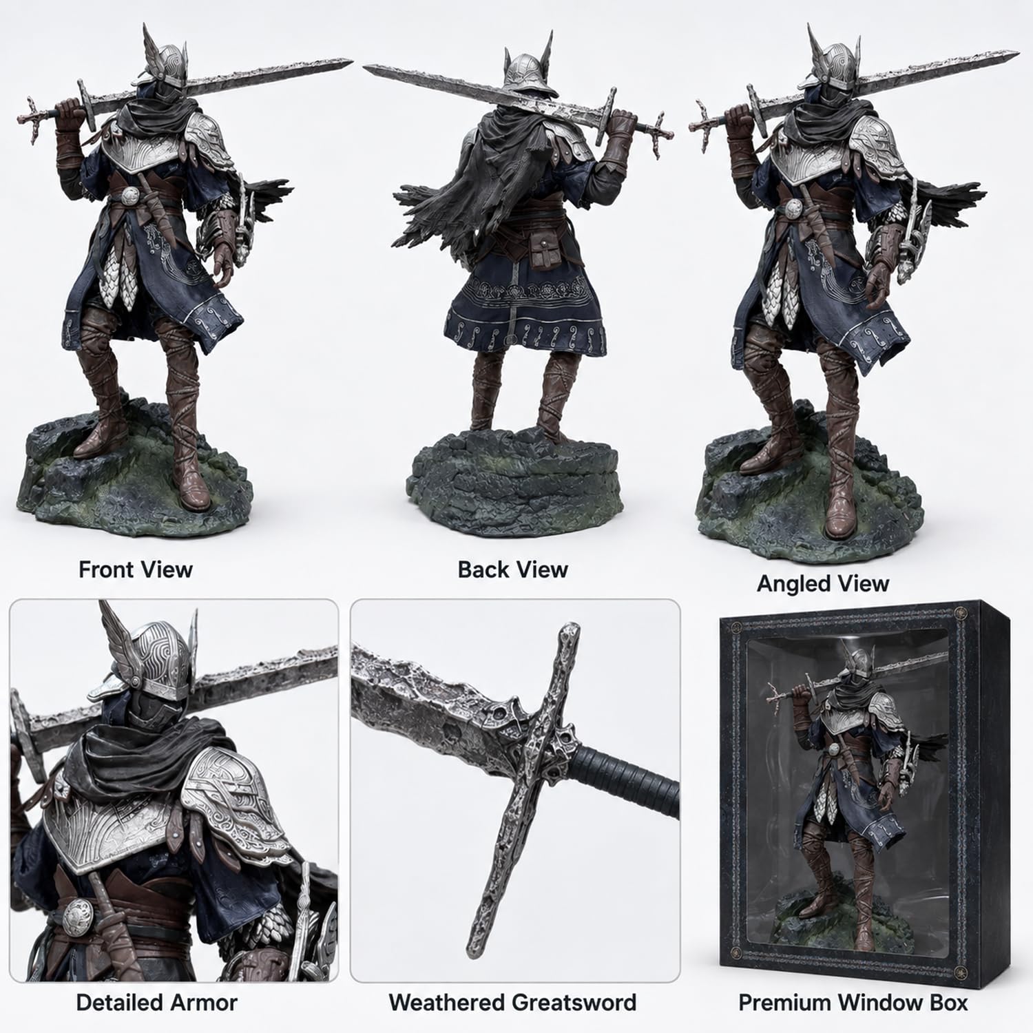 Eldens Ring Nightreign Tracker Figurine Articulée de 24 cm