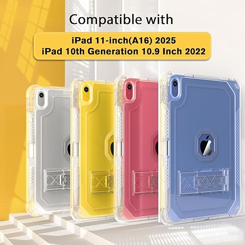 Miniatura 2 de Funda para iPad de 11 pulgadas (A16) 2025  iPad de 10 generación de 10.9 pulgadas 2022, resistente a los golpes y con soporte para lápices, 11  10