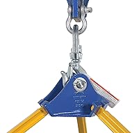Vista 5 de Vestil HOOK-S-4 Gancho giratorio de acero con grillete de 4,000 libras. Capacidad Plata