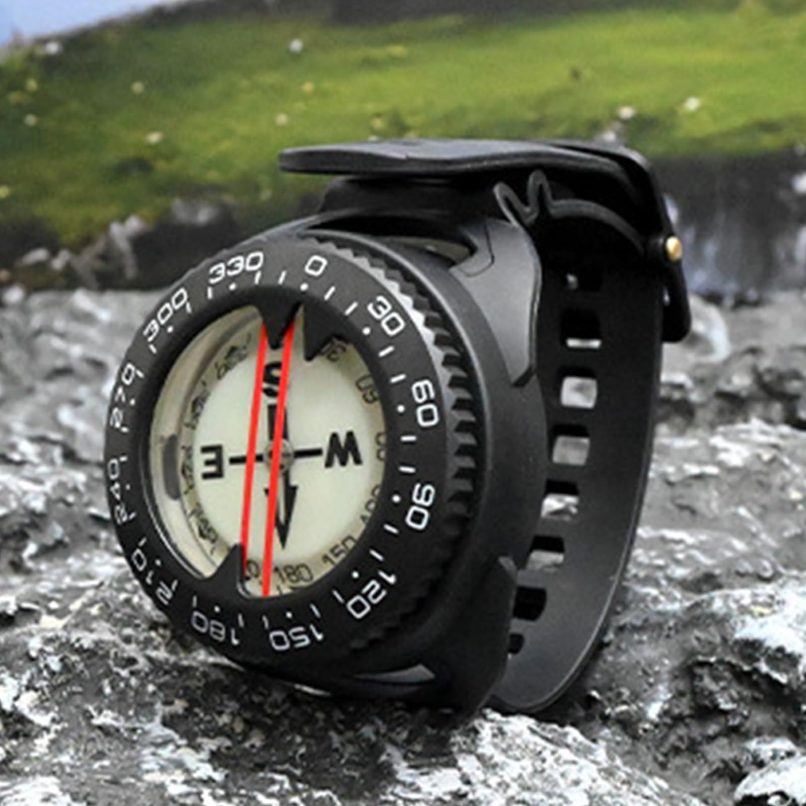Dive Compass - Herramienta De Navegación Submarina | Reloj Brújula, COM-Pass Luminoso Preciso para Senderismo, Kayak, Orientación, Buceo, Supervivencia